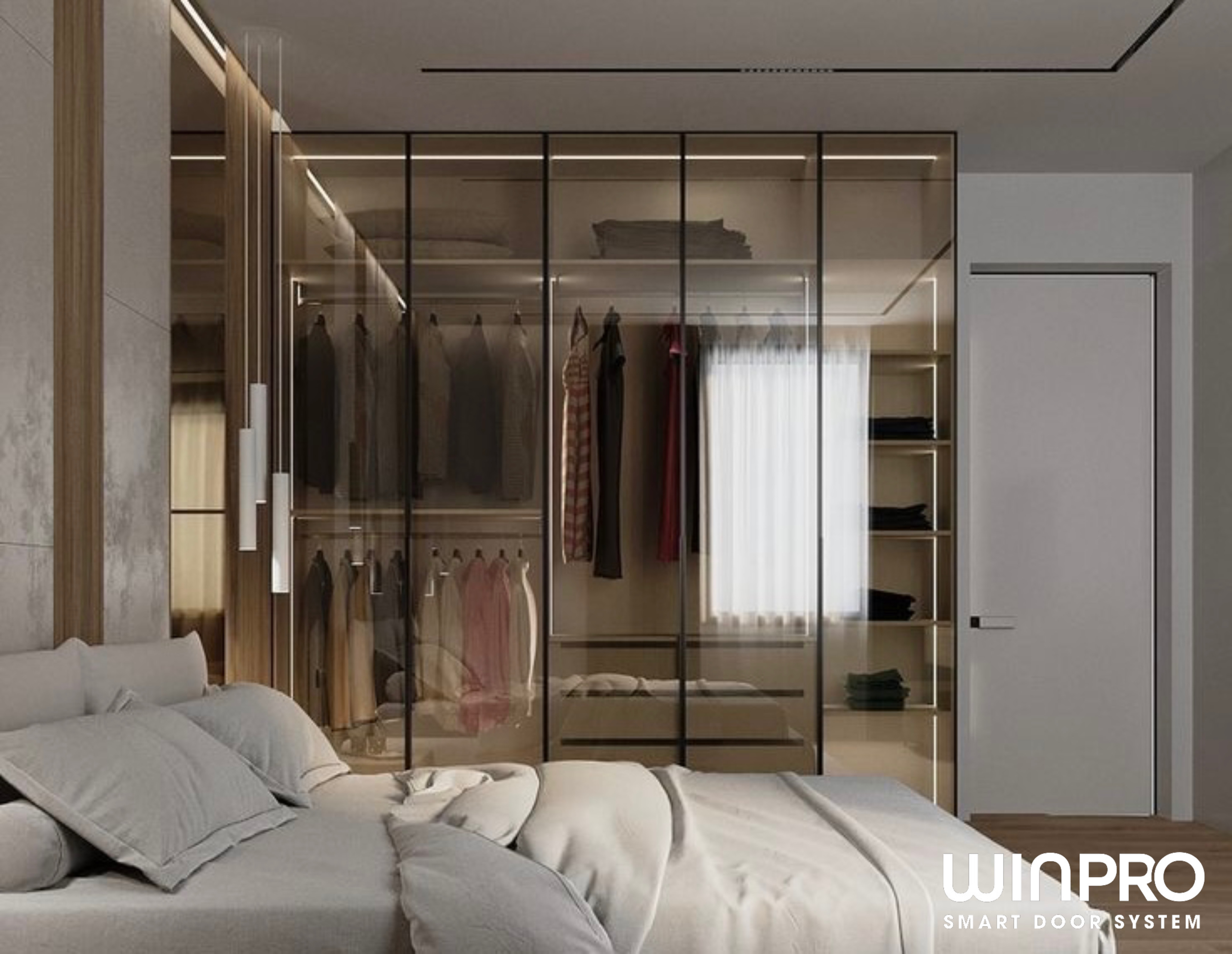 TỦ CÁNH KÍNH HIỆN ĐẠI: Thể hiện nét sang trọng, hoàn mỹ cho không gian