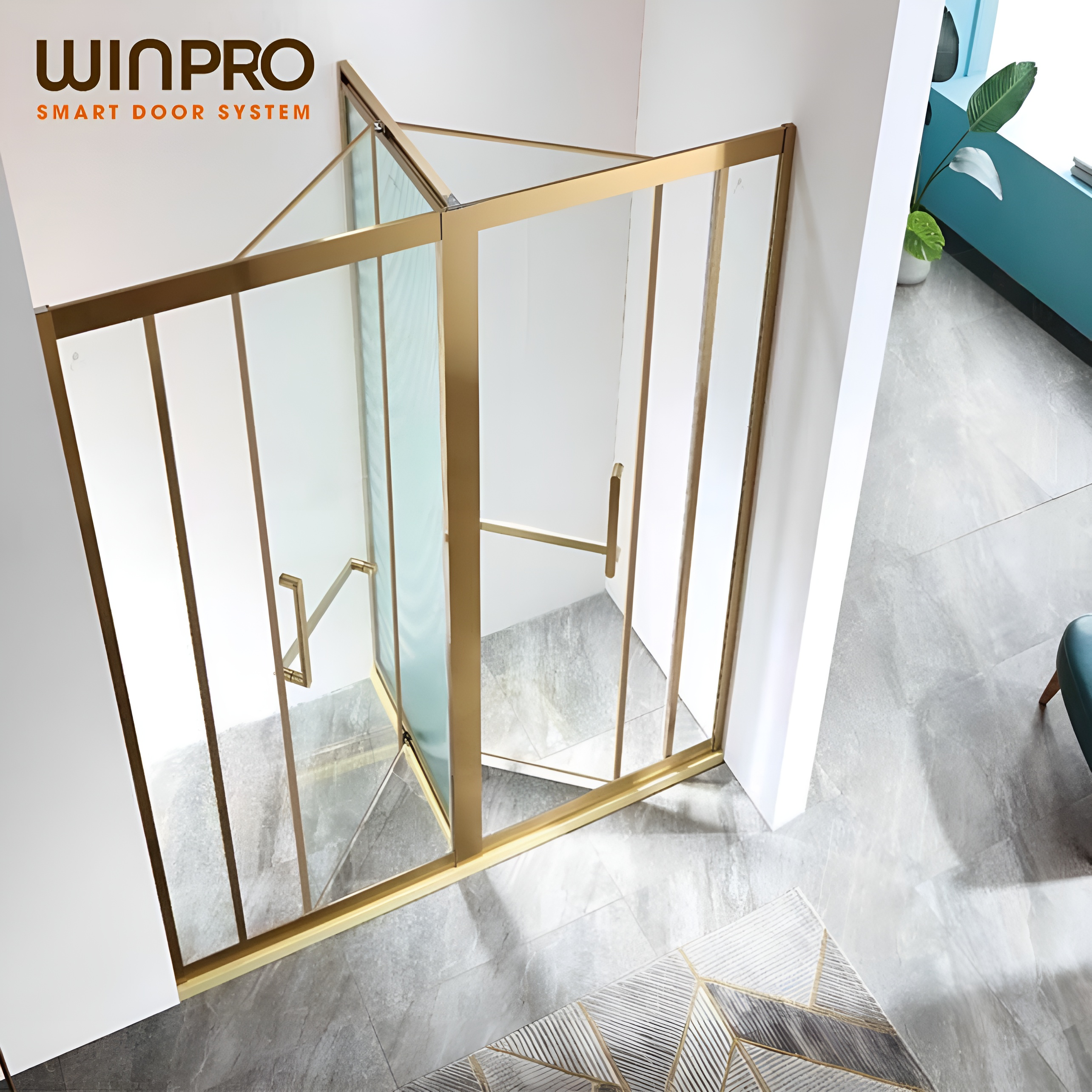 Cấu tạo phòng tắm kính cửa lùa – Kiểu phòng tắm hiện đại