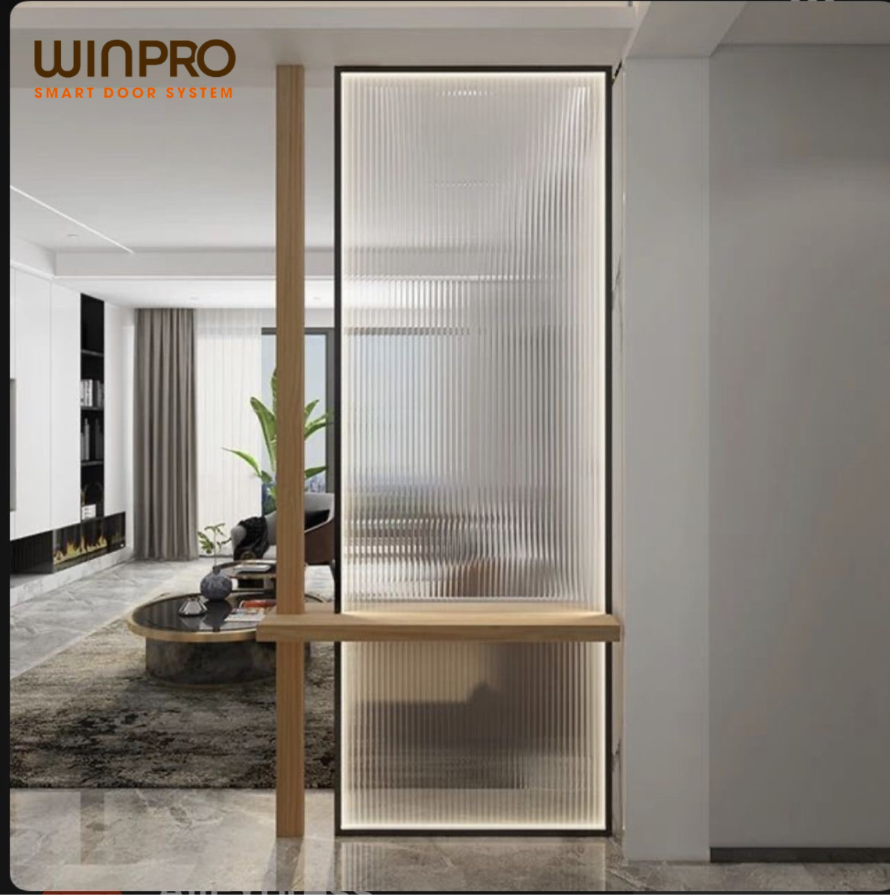 Vách kính Slim siêu mỏng