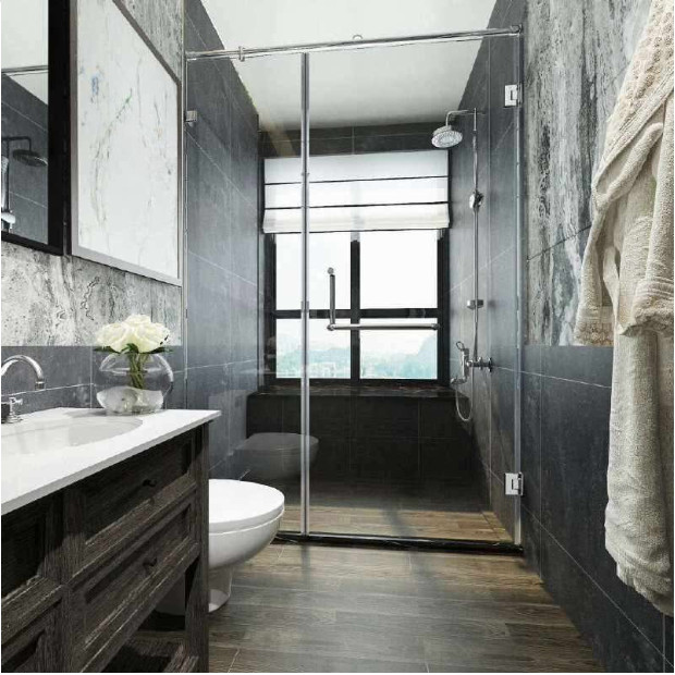 Bình Yên và Sang Trọng: Phòng Tắm Kính Tinh Tế Cho Không Gian Nghỉ Ngơi