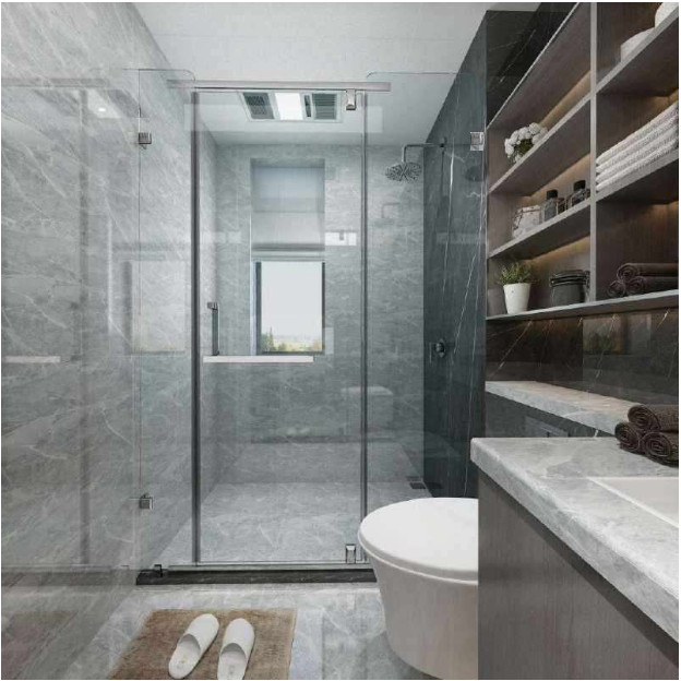 PHÒNG TẮM 180° K-K BLTX THANH INOX