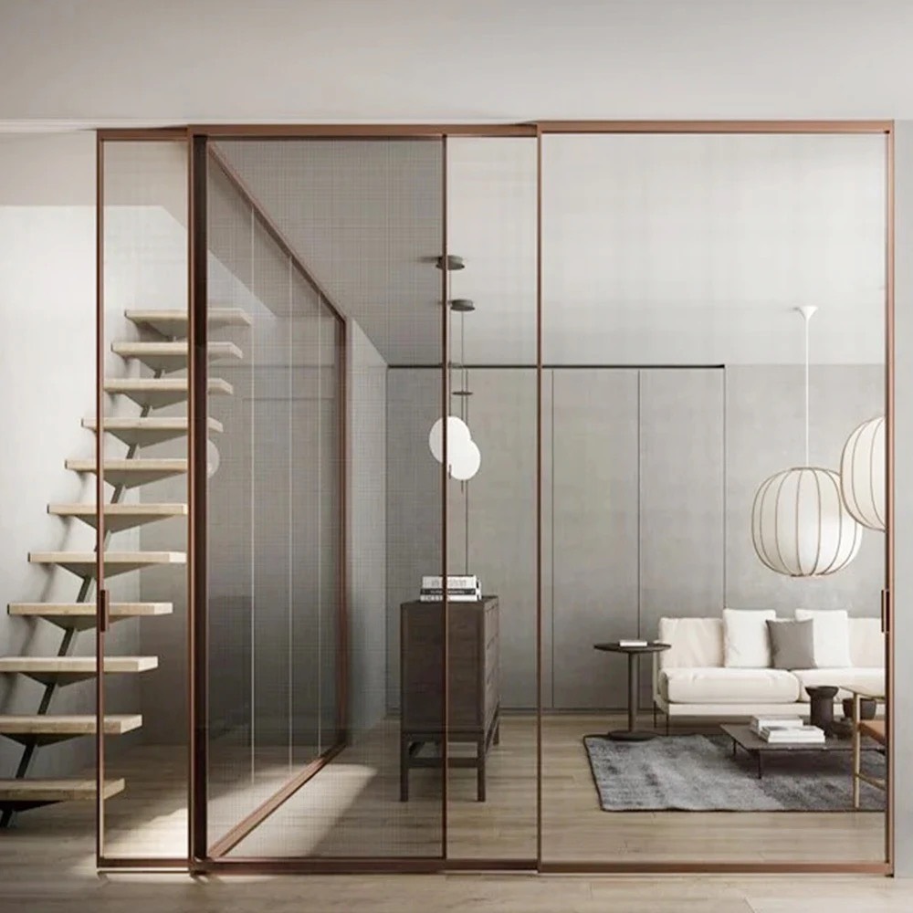 Cửa Lùa không ray dưới thế hệ mới siêu êm Sliding door